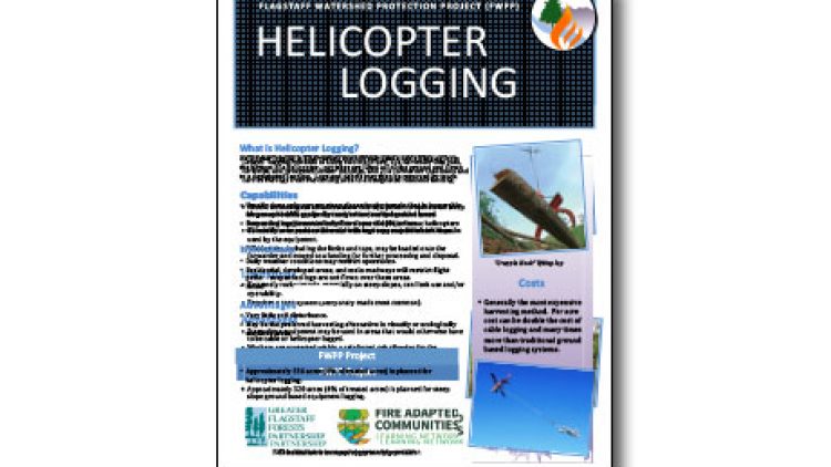 Harvesting Method Fact Sheet-Helicopter Logging